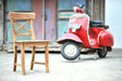 Teakholz Stuhl Berlin mit Kreuz - Souren Furniture (CH)