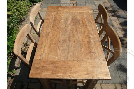 Teakholz Tisch 120 x 80 cm Altholz - Souren Furniture (CH)