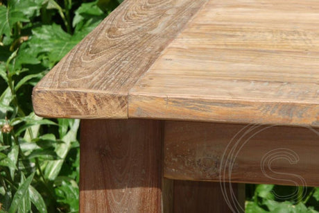 Teakholz Tisch 140 x 80 cm Altholz - Souren Furniture (CH)