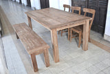 Teakholz Tisch 200 x 100 Altholz - Souren Furniture (CH)