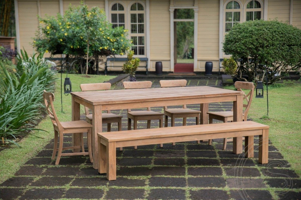 Teakholz Tisch 200 x 90 - Souren Furniture (CH)