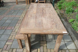 Teakholz Tisch 220 x 100 Altholz - Souren Furniture (CH)