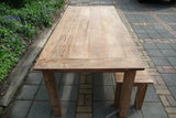 Teakholz Tisch 220 x 100 Altholz - Souren Furniture (CH)