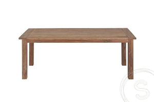 Teakholz Tisch 240 x 100 cm Altholz - Souren Furniture (CH)