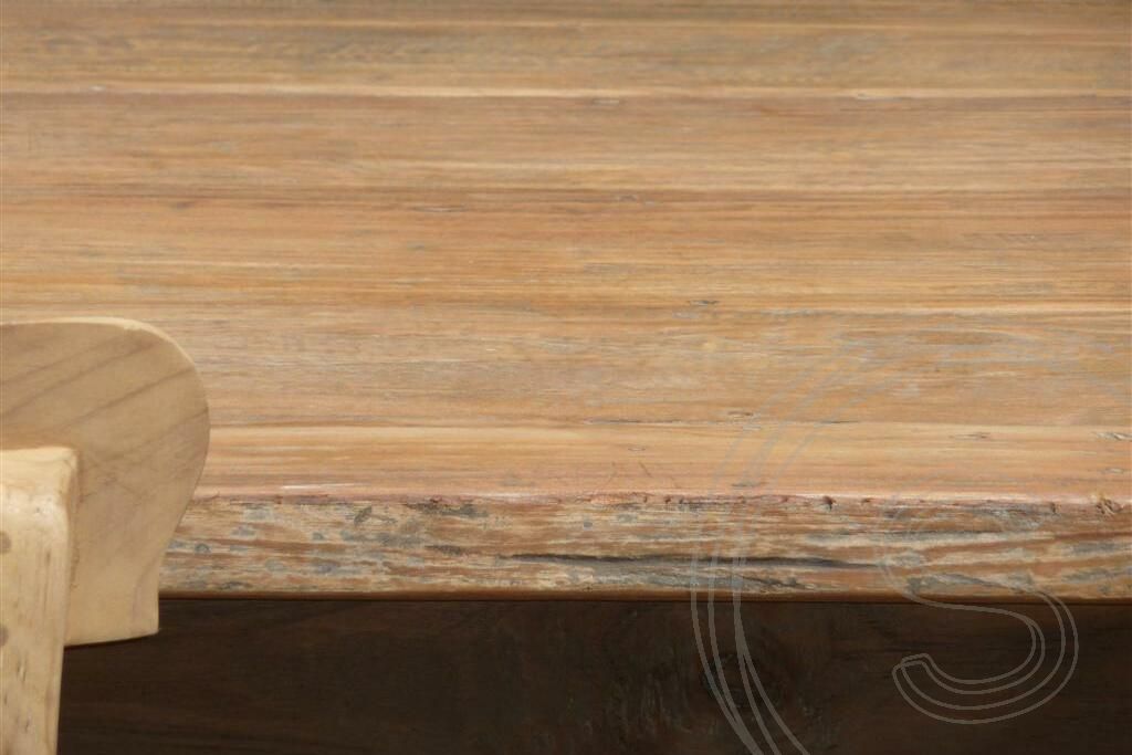 Teakholz Tisch 240 x 100 cm Altholz - Souren Furniture (CH)