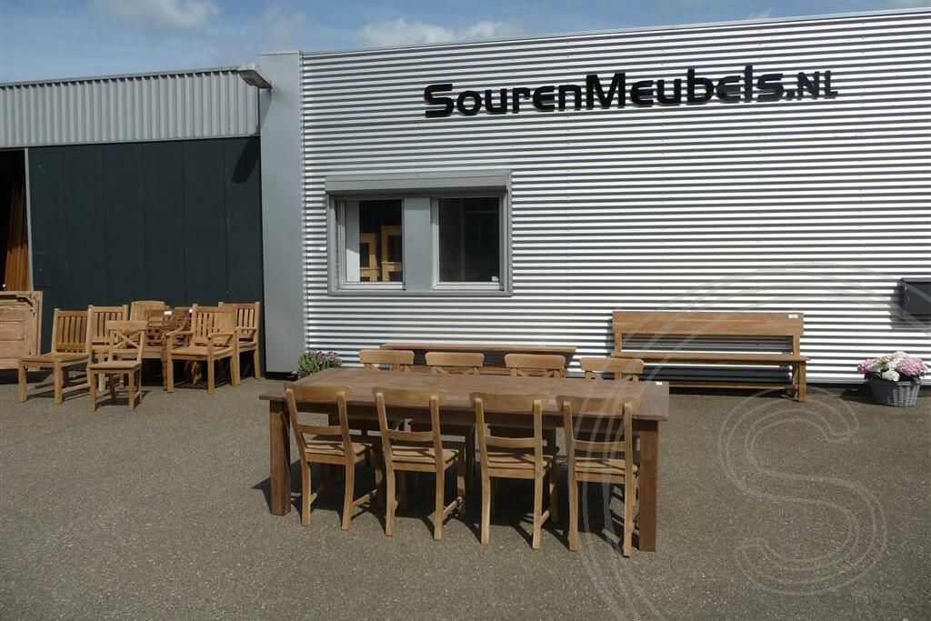 Teakholz Tisch 240 x 100 cm Altholz - Souren Furniture (CH)