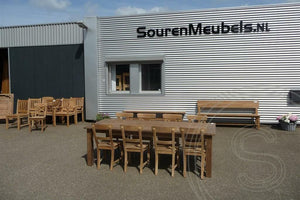 Teakholz Tisch 240 x 100 cm Altholz - Souren Furniture (CH)