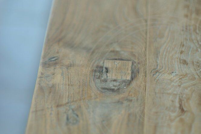 Teakholz Tisch 300 x 100 cm Altholz - Souren Furniture (CH)