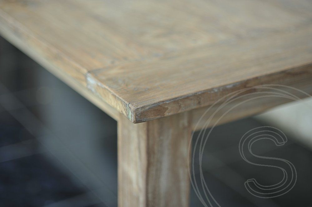 Teakholz Tisch 300 x 100 cm Altholz - Souren Furniture (CH)