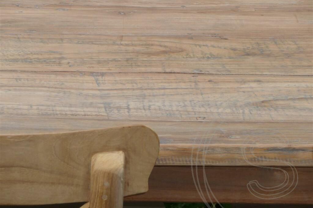 Teakholz Tisch 300 x 100 cm Altholz - Souren Furniture (CH)