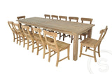 Teakholz Tisch 300 x 100 cm Altholz - Souren Furniture (CH)