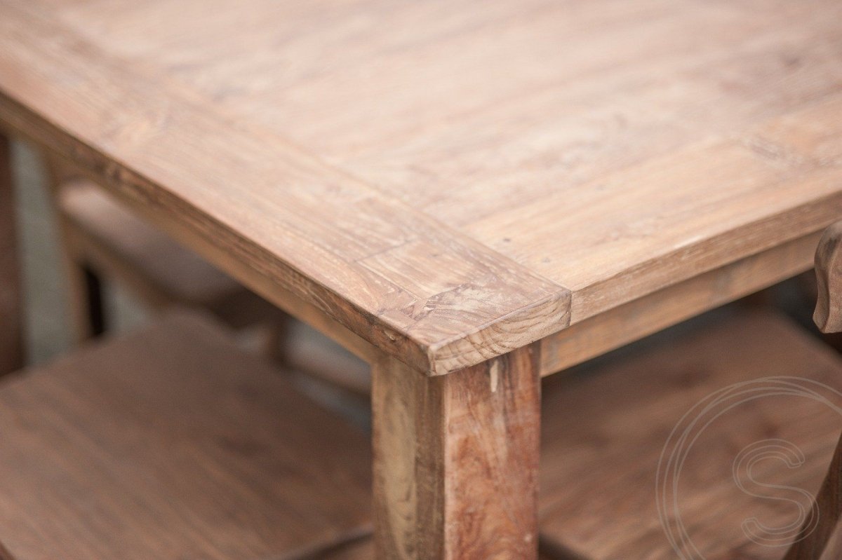 Teakholz Tisch 300 x 120 Altholz - Souren Furniture (CH)