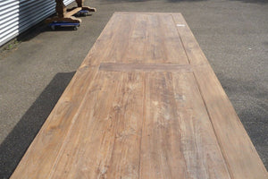 Teakholz Tisch 400 x 100 cm Altholz - Souren Furniture (CH)