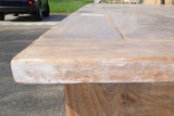 Teakholz Tisch 400 x 100 cm Altholz - Souren Furniture (CH)
