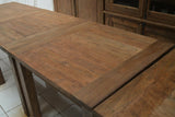 Teakholz Tisch 90x90cm Altholz - Souren Furniture (CH)