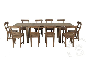 Teakholz Tisch Ausziehbar 180 230 280x100 - Souren Furniture (CH)