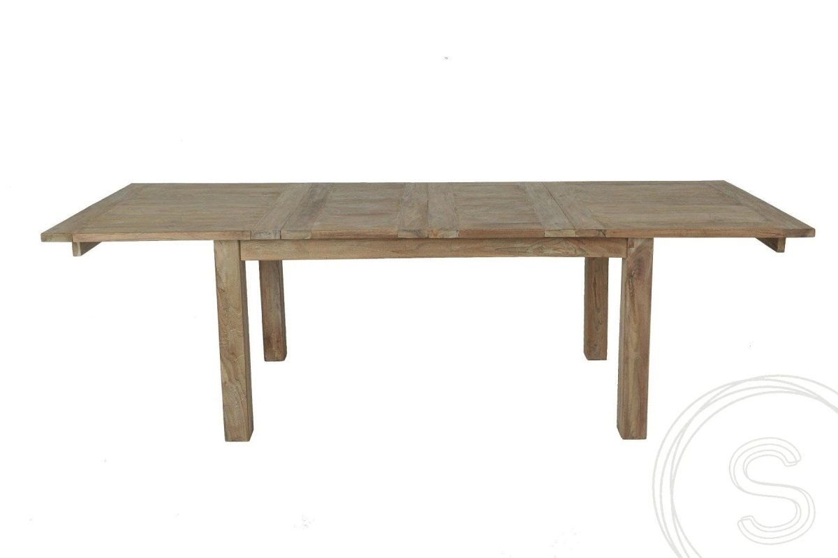 Teakholz Tisch Ausziehbar 180 230 280x100 - Souren Furniture (CH)