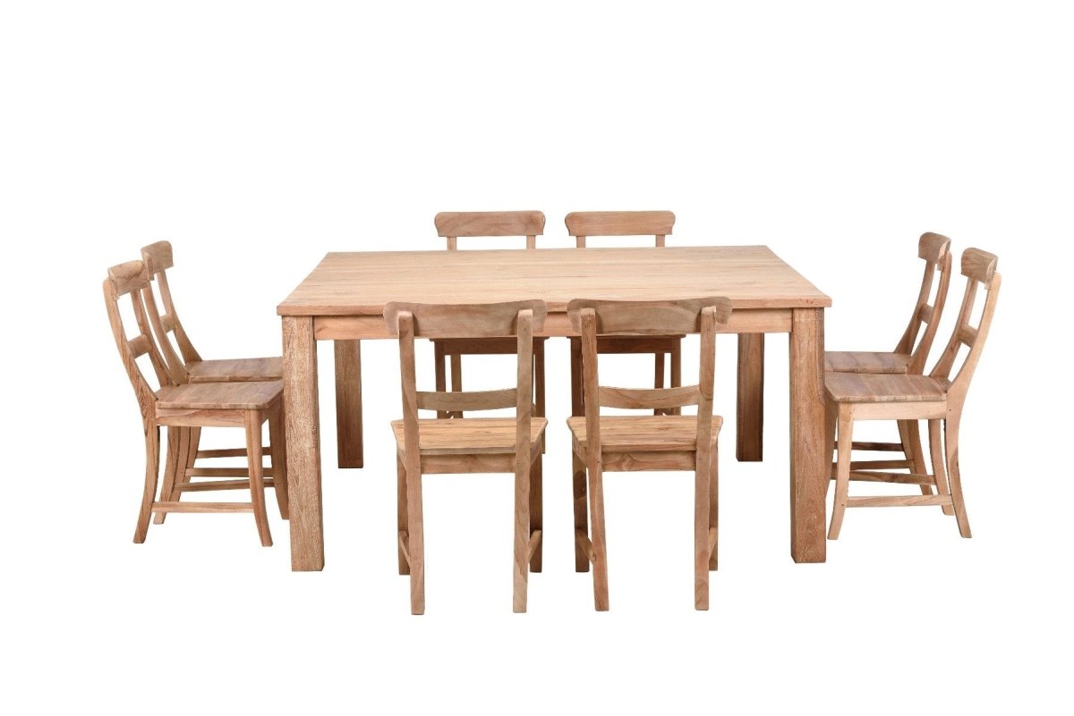 Teakholz Tisch Quadratisch 160x160 - Souren Furniture (CH)