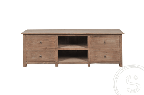Teakholz TV Möbel aus Altholz 150 cm - Souren Furniture (CH)