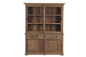 Teakholz Vitrinenschrank 140 cm - Souren Furniture (CH)