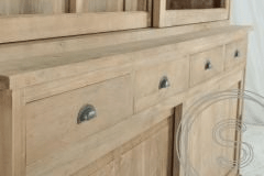 Teakholz Vitrinenschrank 200 cm - Souren Furniture (CH)