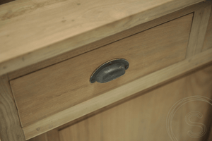 Teakholz Vitrinenschrank 200 cm - Souren Furniture (CH)