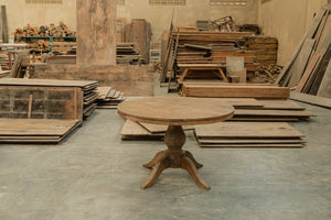 Runder Teak Esstisch Anteak