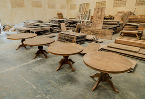 Runder Teak Esstisch Anteak