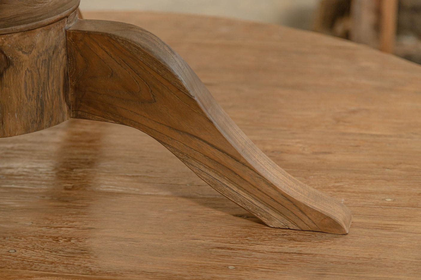 Runder Teak Esstisch Anteak