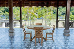 Runder Teak Esstisch Anteak