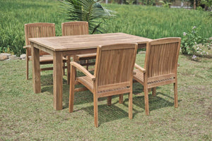 Teak Gartentisch 160 x 90