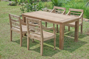 Teak Gartentisch 160 x 90