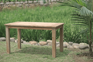 Teak Gartentisch 160x90cm + 4 Beaufort Stühle + Bank
