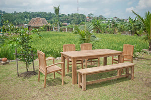 Teak Gartenbank 160cm