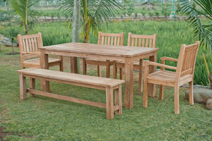 Teak Gartenbank 160cm
