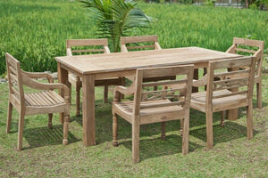 Teak stationsstoel - Souren Meubels